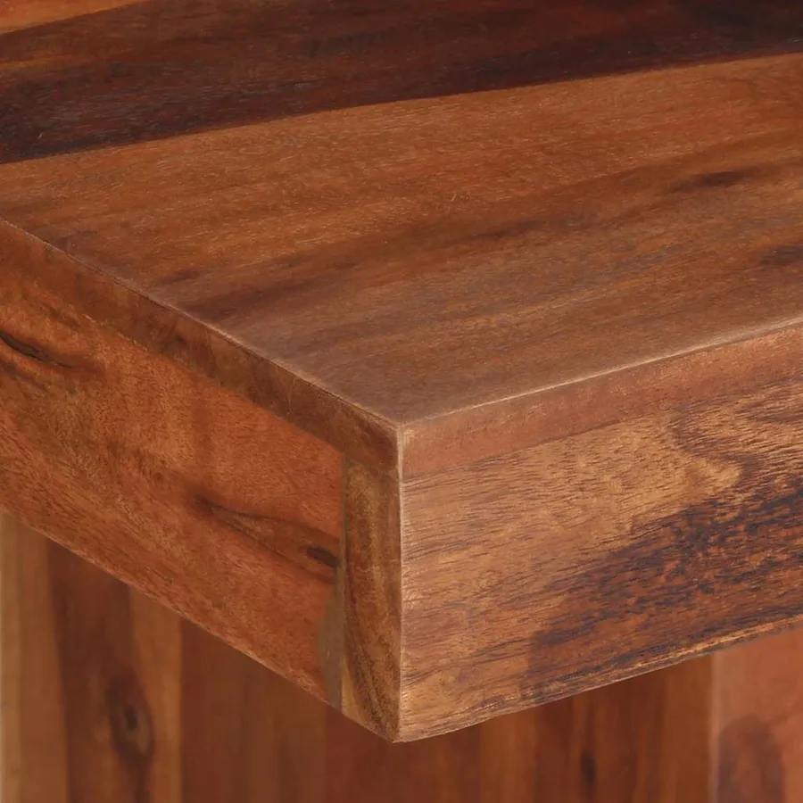 Table à manger 120x120x77 cm bois d'acacia massif - 5