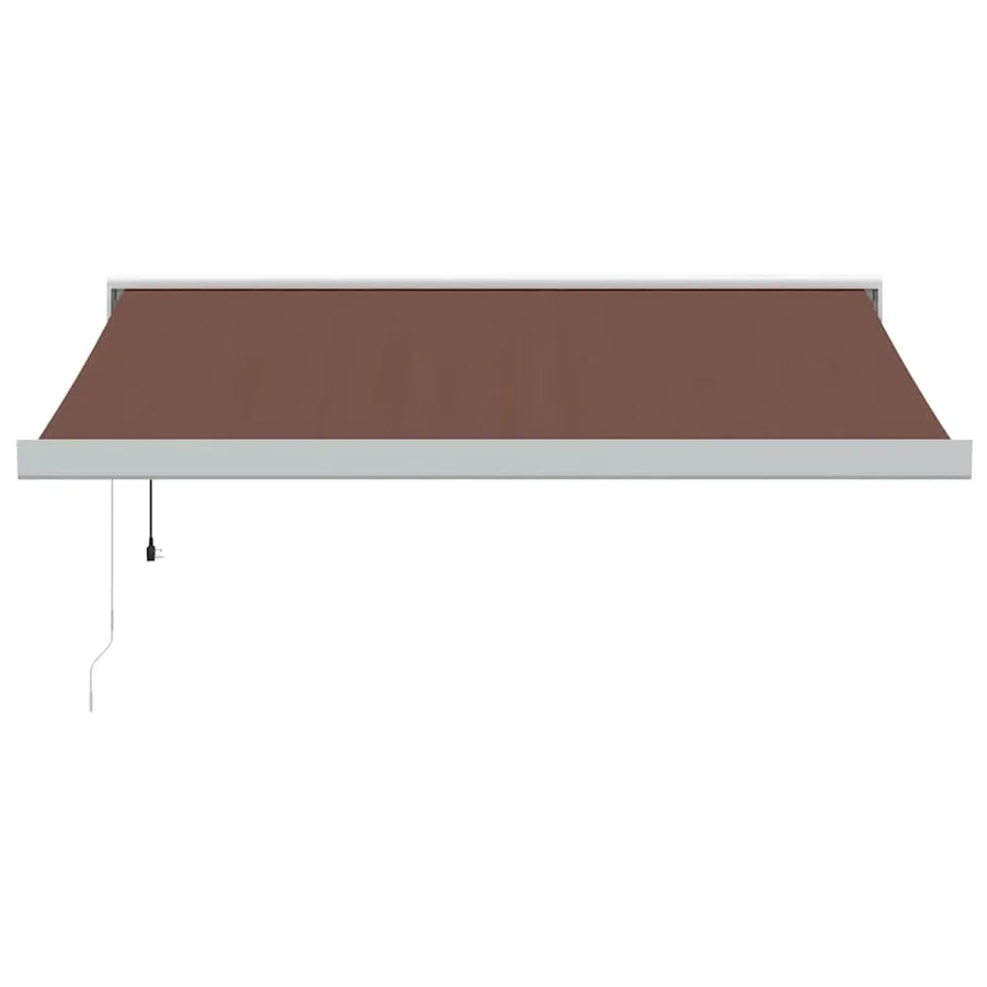 Auvent rétractable automatique marron 350x250 cm - 3