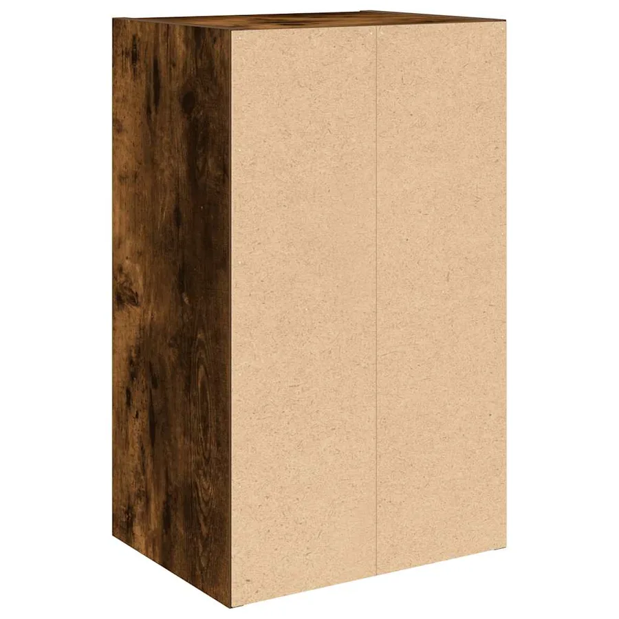 Bibliothèque chêne fumé 31x24x52 cm bois d'ingénierie - 7