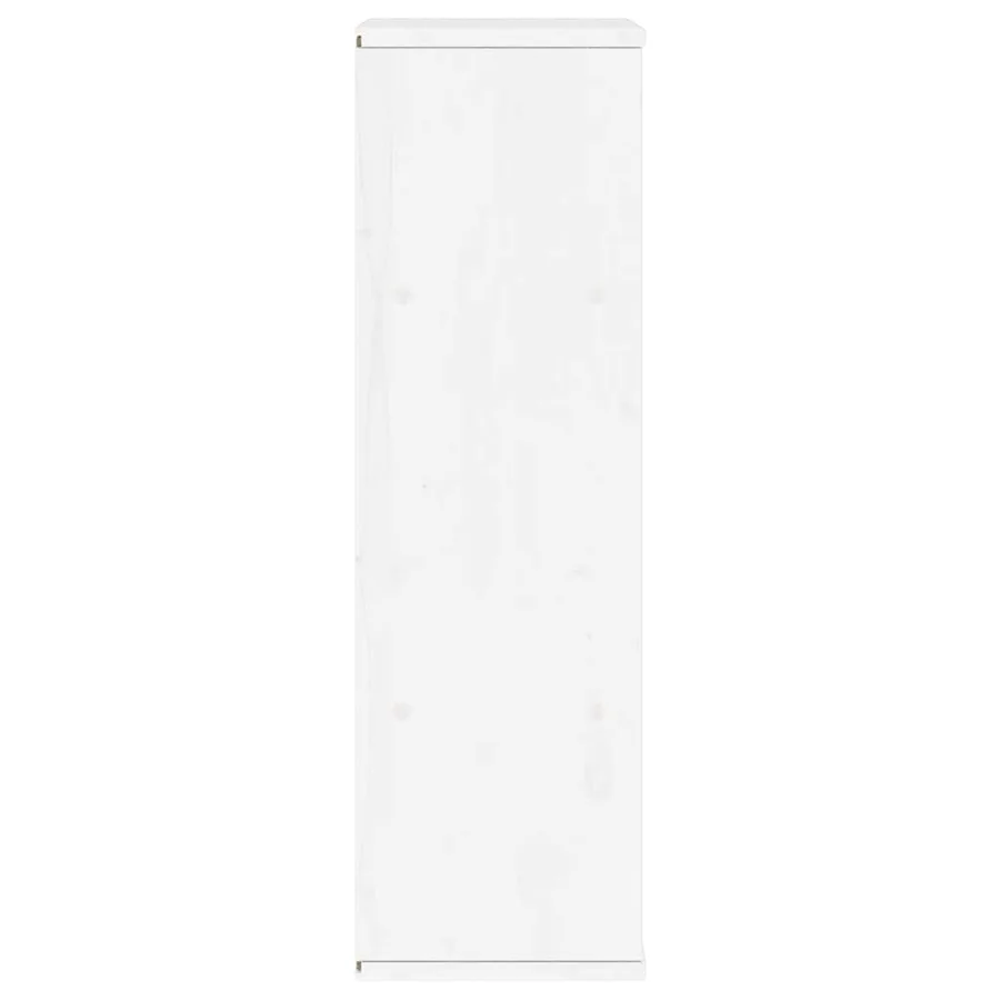 Armoire latérale ODDA blanc 40x24x79 cm bois massif pin - 7