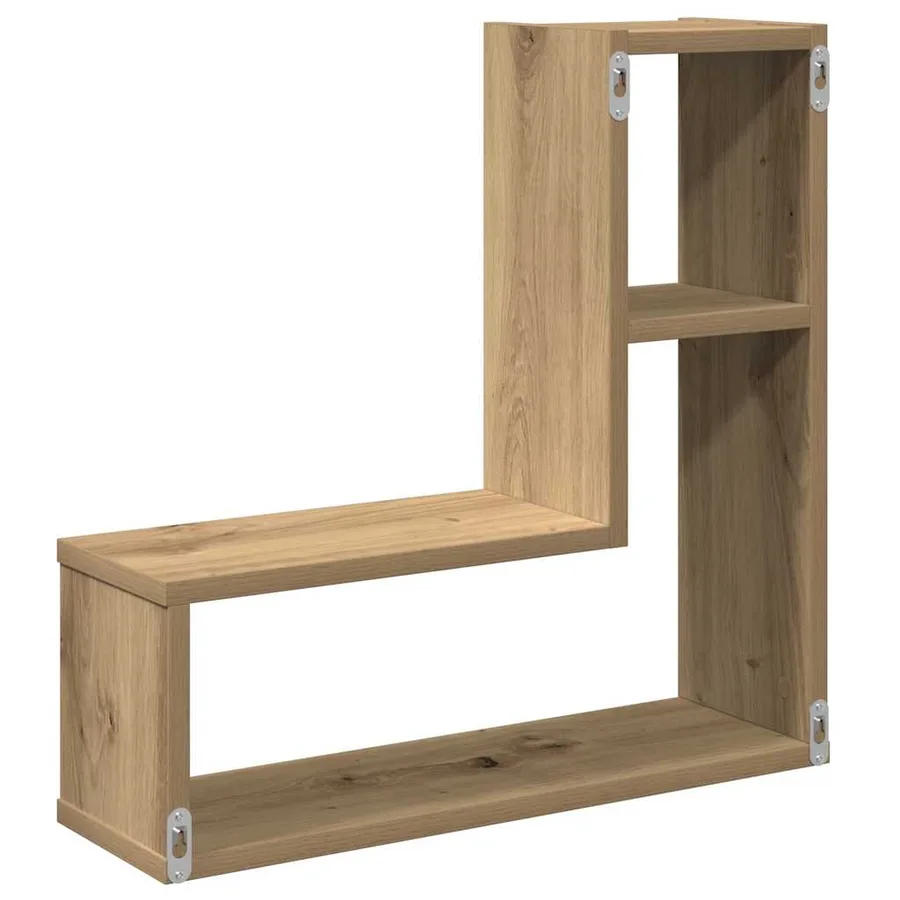 Étagères cube murales 2 pcs chêne artisanal bois d'ingénierie - 7