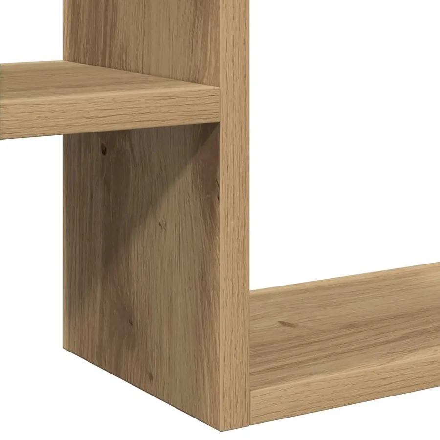 Étagères cube murales 2 pcs chêne artisanal bois d'ingénierie - 8