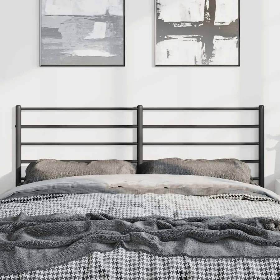 Tête de lit de remplacement métal noir 150 cm - 3