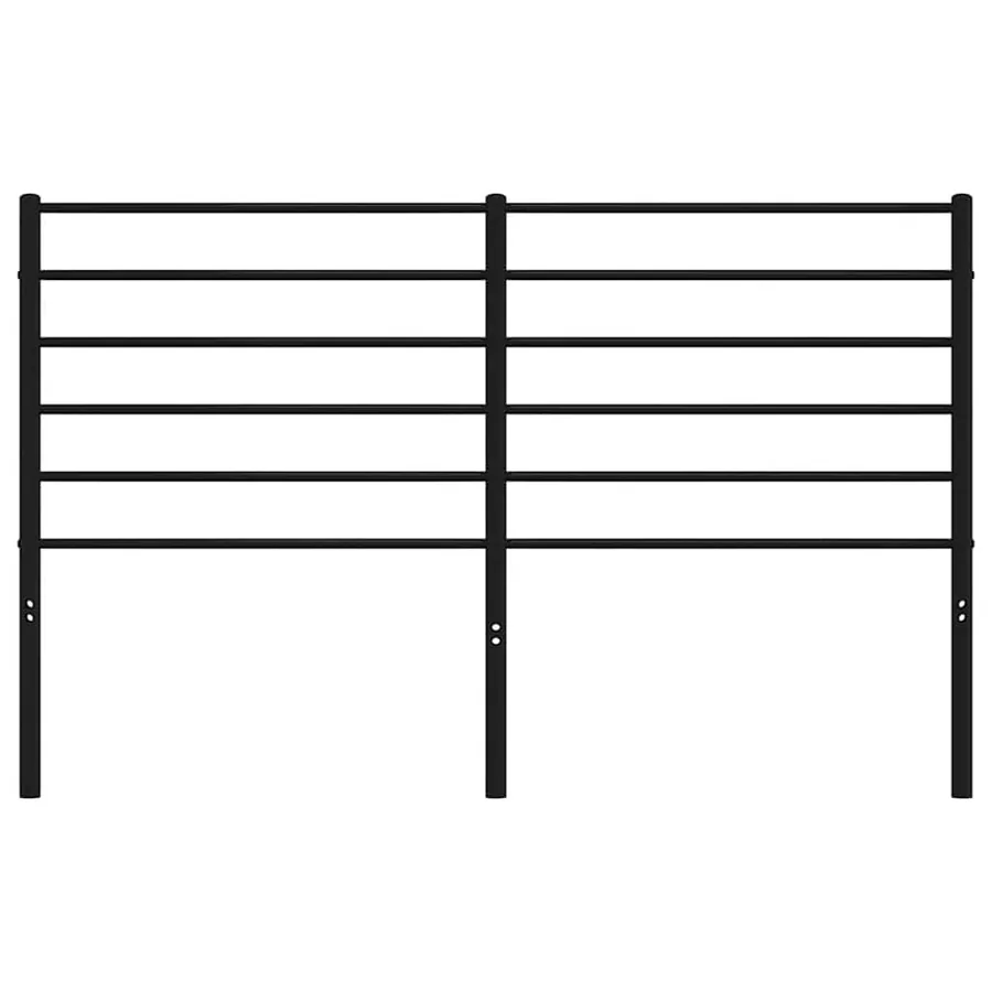 Tête de lit de remplacement métal noir 150 cm - 4