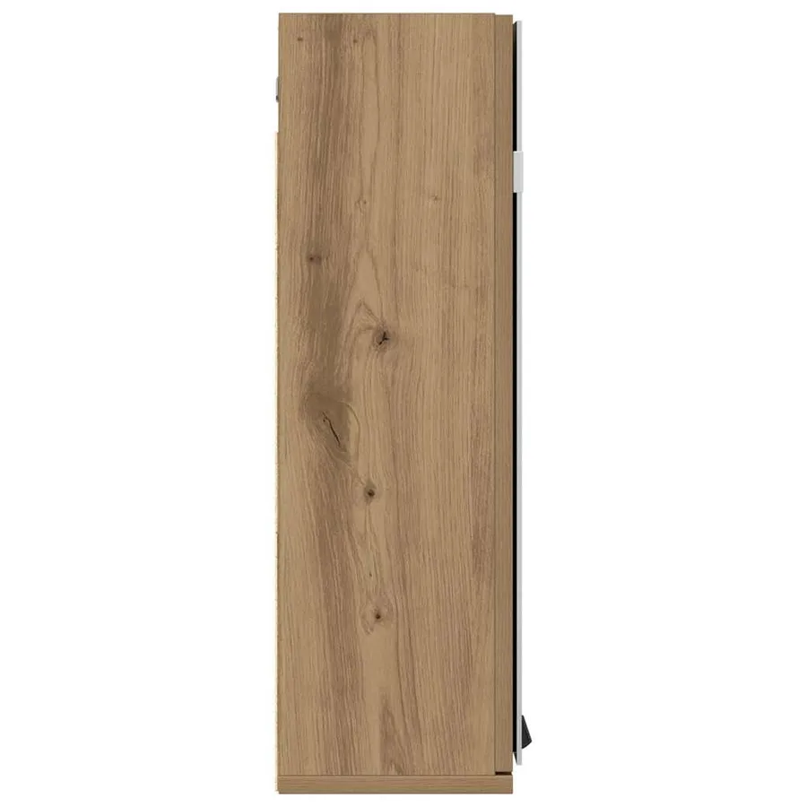 Armoire à miroir de salle de bain chêne artisanal 64x20x66,5 cm - 6