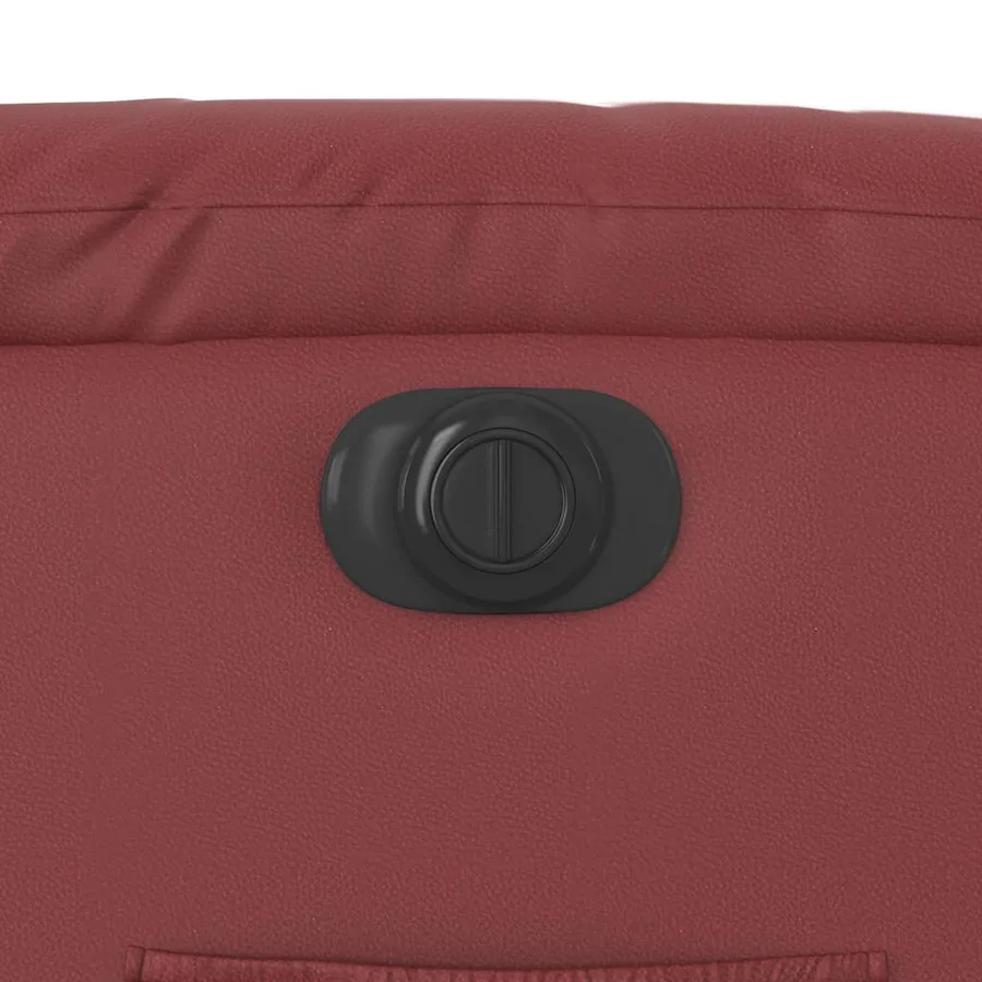 Fauteuil inclinable électrique Rouge bordeaux Similicuir - 12