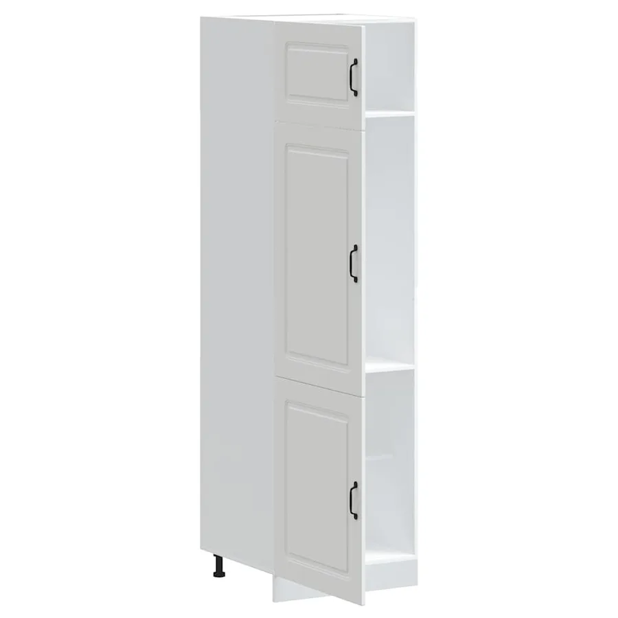 Armoire de cuisine Kalmar blanc bois d'ingénierie - 4