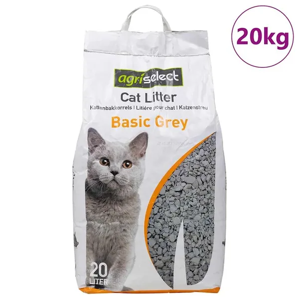 Litière pour chat avec poudre pour bébé, parfum Bentonite, 20 L