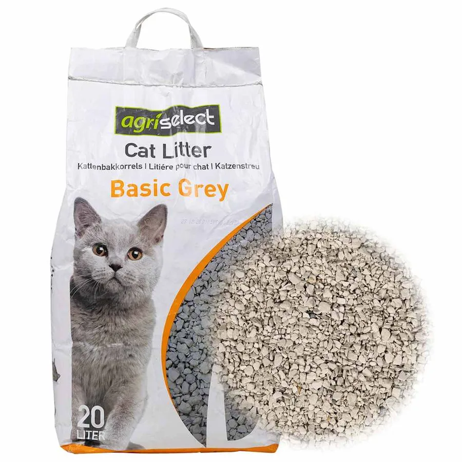 Litière pour chat avec poudre pour bébé, parfum Bentonite, 20 L - 2