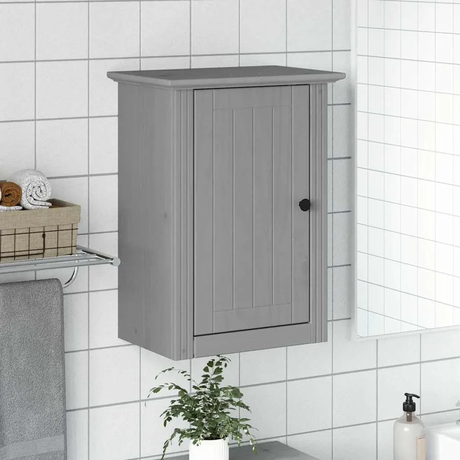 Armoire murale de salle de bain BODO gris 44x30x60 cm - 3