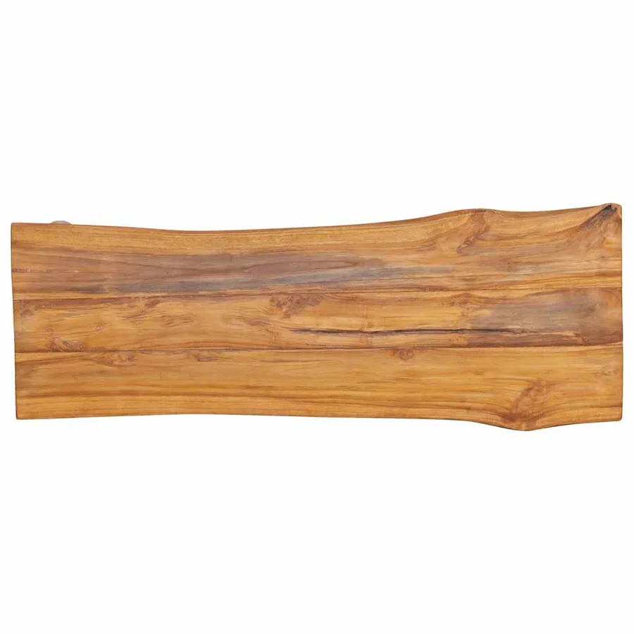 Banc de jardin 120 cm Bois de teck solide - 4