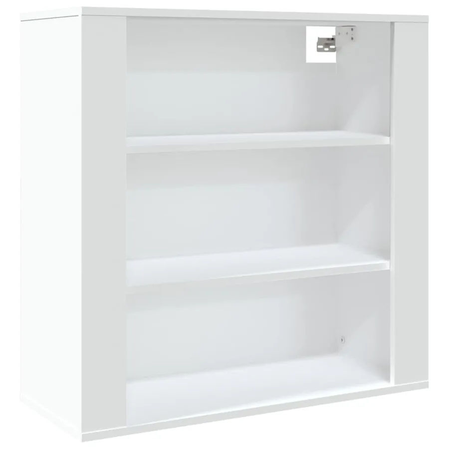 Armoire murale Blanc 80x33x80 cm Bois d'ingénierie - 2