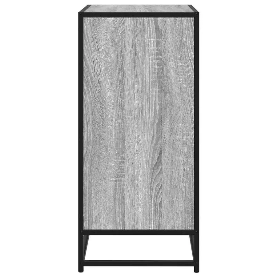 Buffet sonoma gris 68x35x76 cm bois d'ingénierie - 5