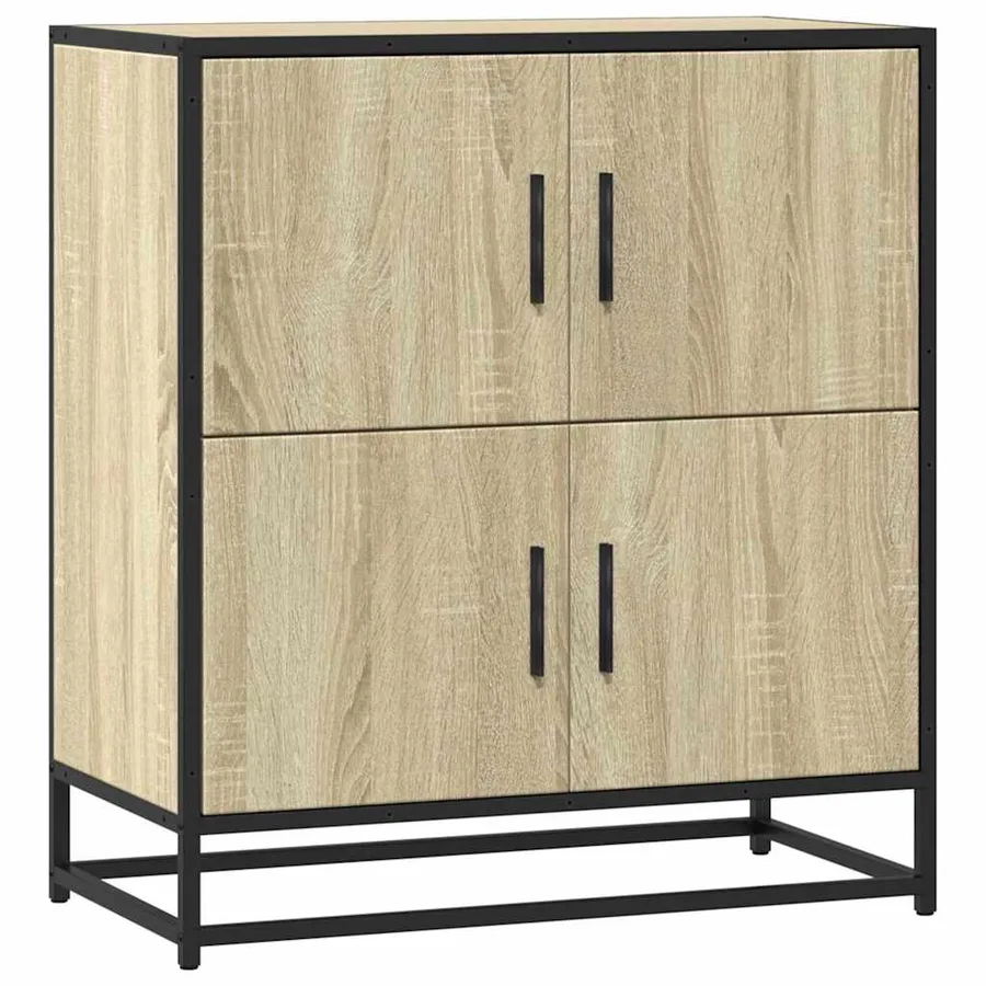 Buffet chêne sonoma 68x35x76 cm bois d'ingénierie - 2
