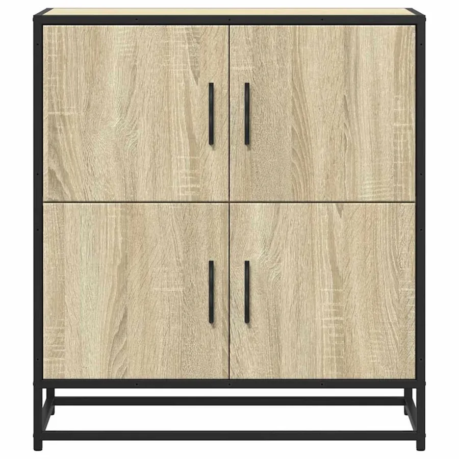 Buffet chêne sonoma 68x35x76 cm bois d'ingénierie - 4