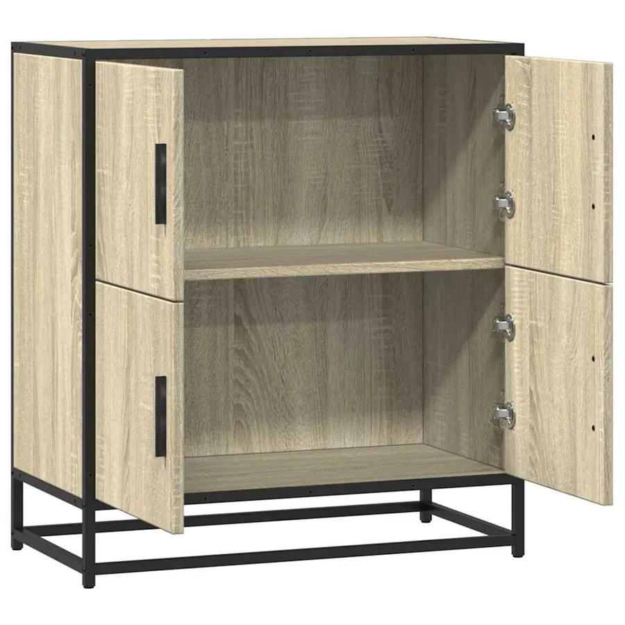 Buffet chêne sonoma 68x35x76 cm bois d'ingénierie - 7