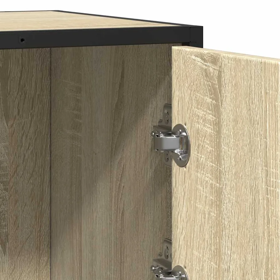Buffet chêne sonoma 68x35x76 cm bois d'ingénierie - 8