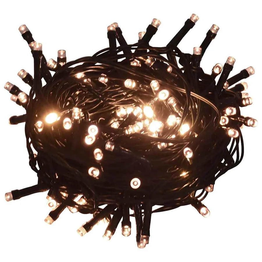 Guirlande LED avec 150 LED Blanc chaud 15 m PVC - 2
