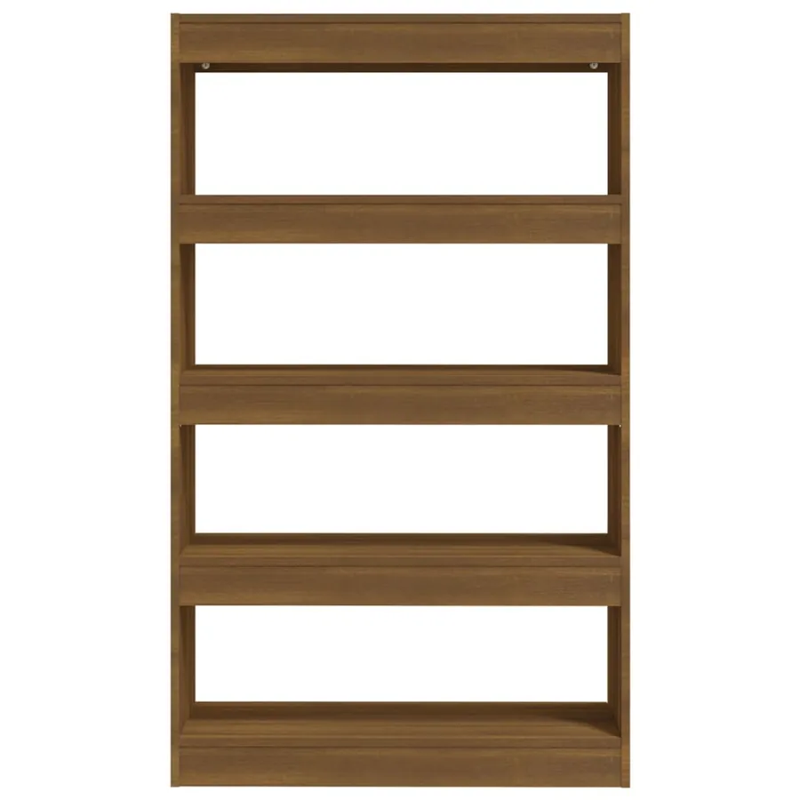 Bibliothèque/Séparateur de pièce Chêne marron Bois d'ingénierie - 5