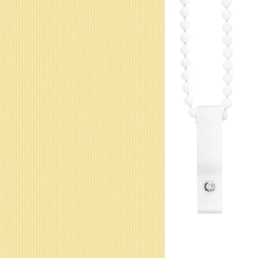 Store enrouleur occultant jaune largeur du tissu 85,7 cm - 10