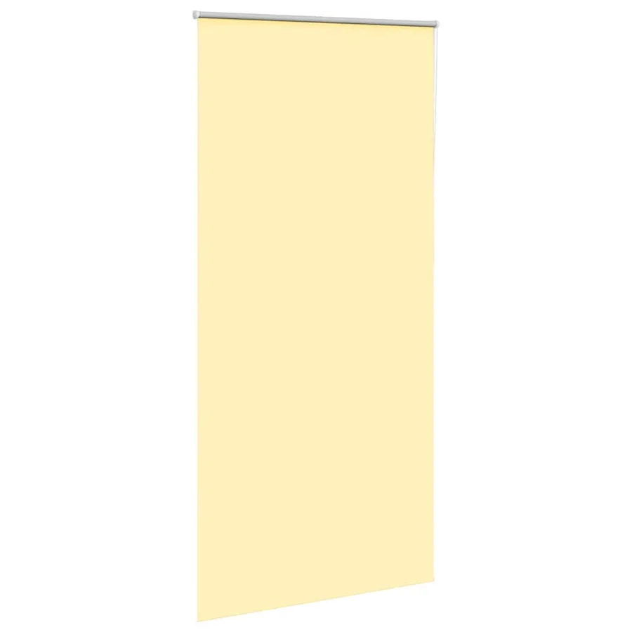 Store enrouleur occultant jaune largeur du tissu 85,7 cm - 3