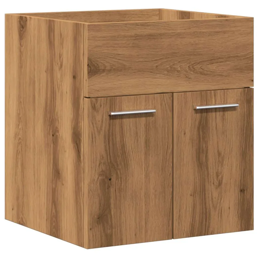 Ensemble de meubles salle de bain 2 pcs bois d'ingénierie - 5