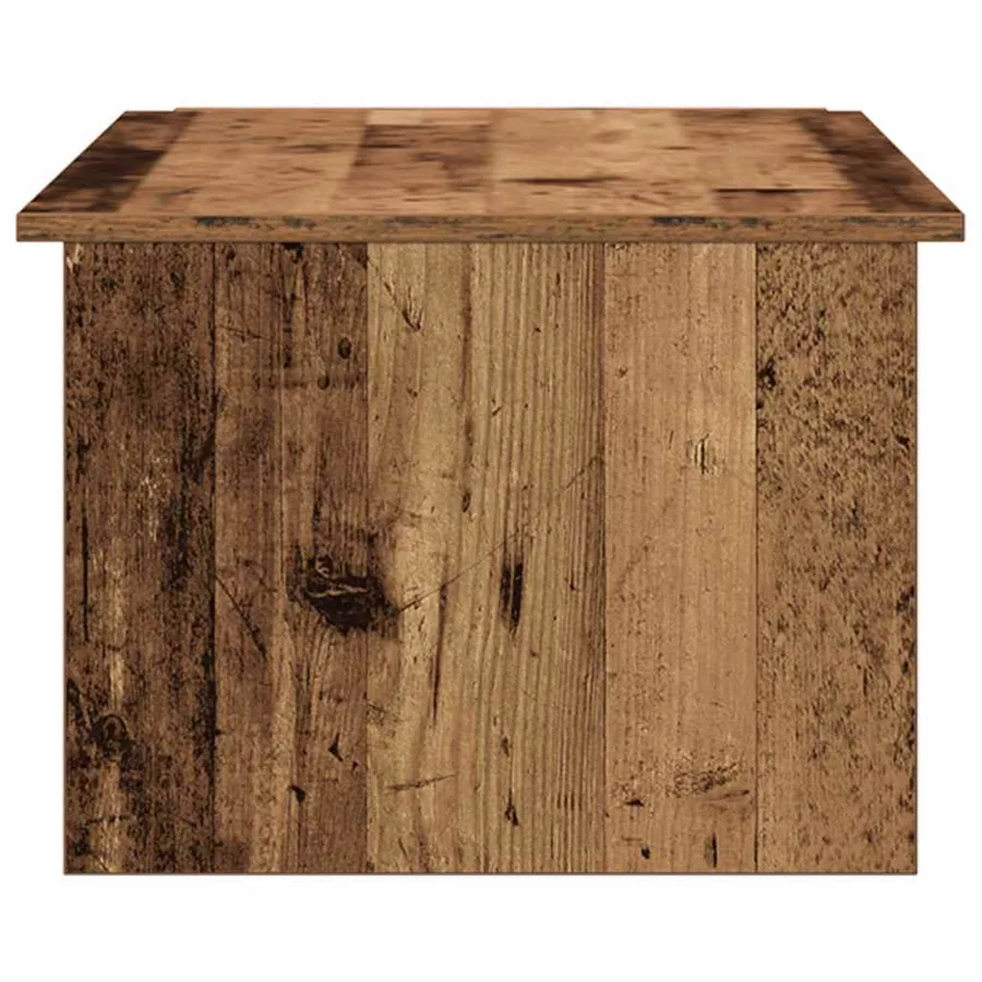 Table basse vieux bois 150x50x35 cm bois d'ingénierie - 5