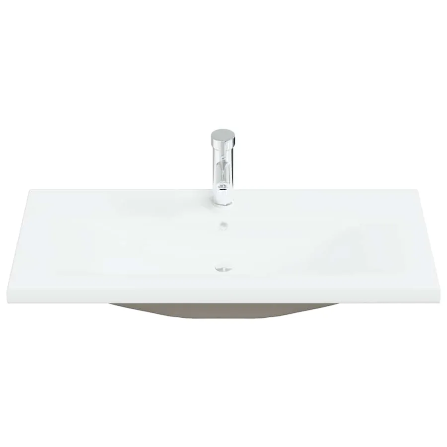 Ensemble de meubles salle de bain 4 pcs bois d'ingénierie - 7