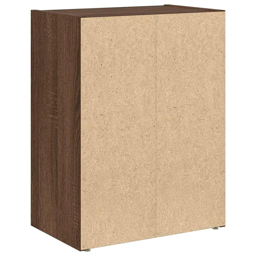 Bibliothèque chêne marron 40x24x52 cm bois d'ingénierie - 7