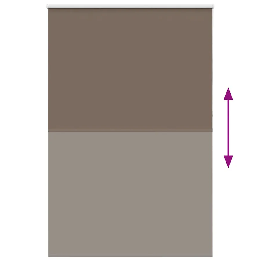 Store enrouleur occultant café 150x230cm largeur du tissu - 5