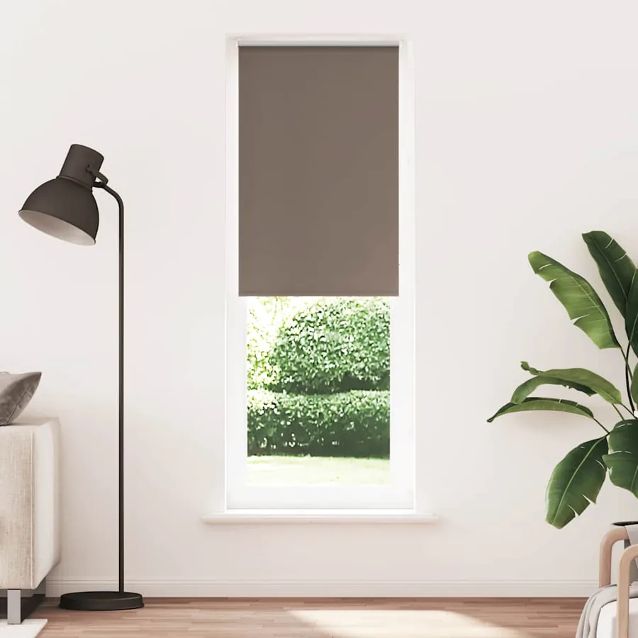Store enrouleur occultant café 80x210cm largeur du tissu 75,7cm