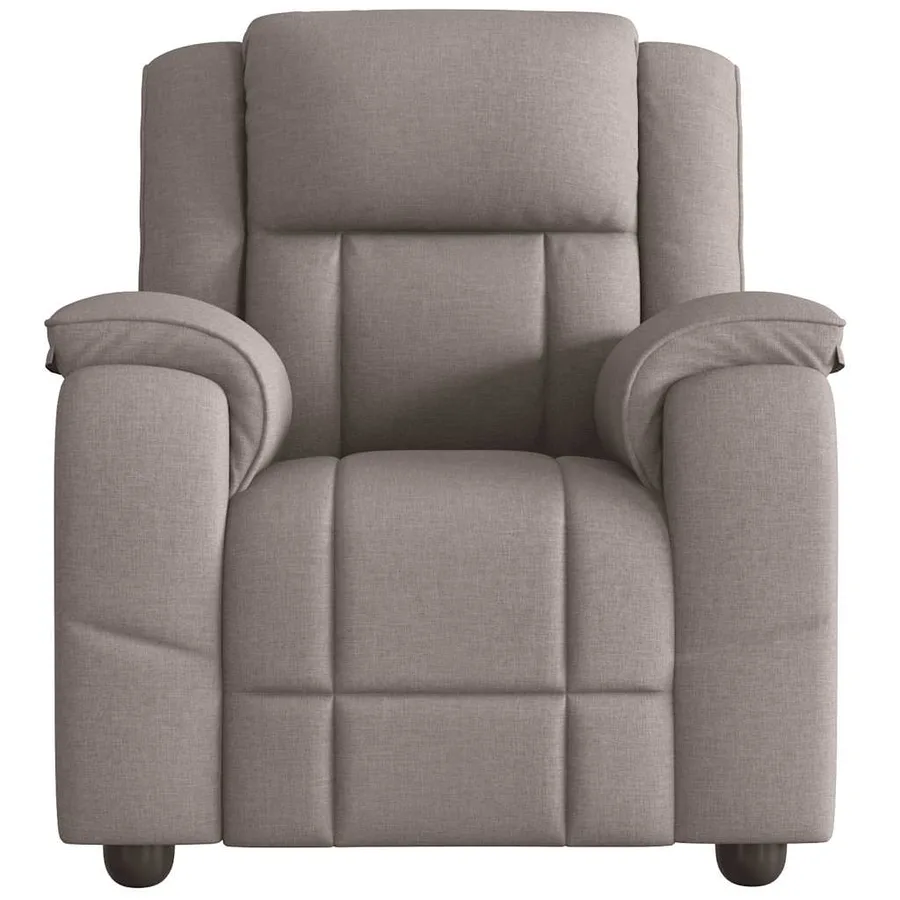 Fauteuil inclinable Taupe Tissu - 3