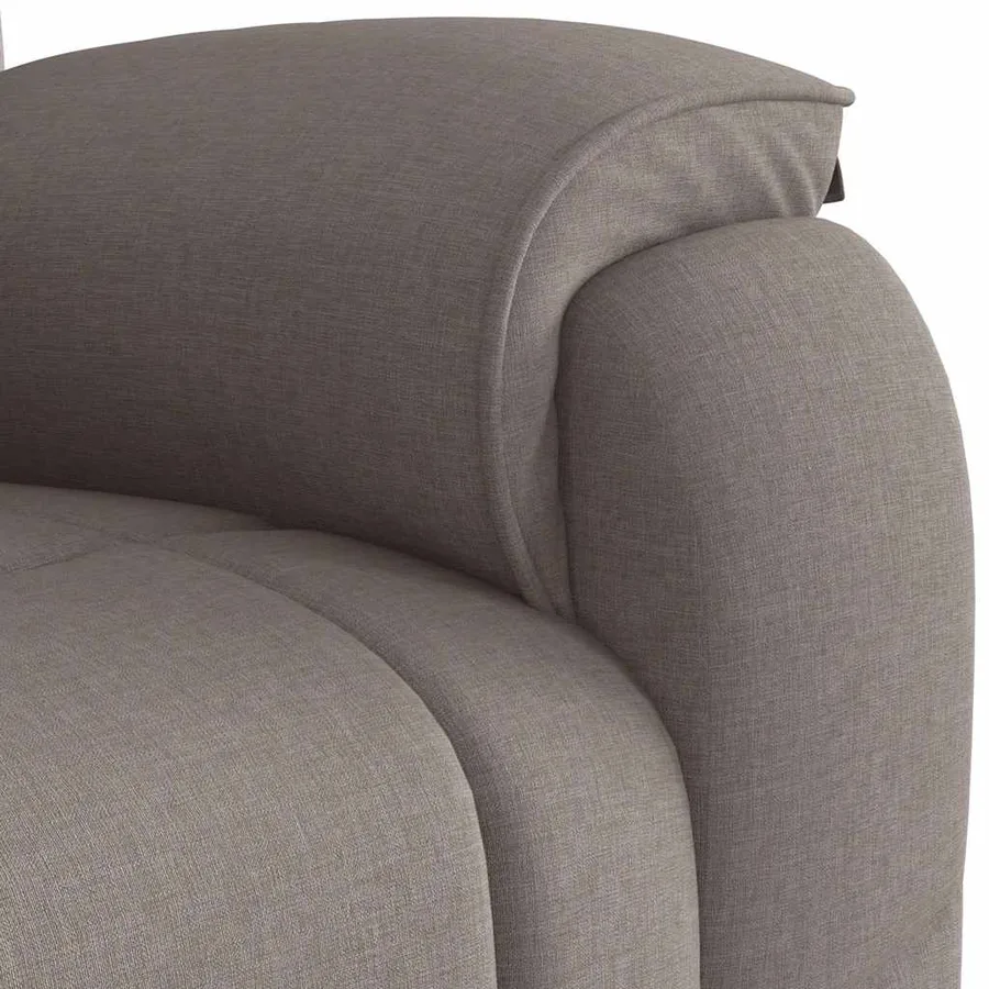Fauteuil inclinable Taupe Tissu - 8