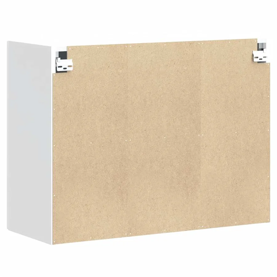 Armoire murale de cuisine Kalmar blanc brillant bois ingénierie - 8