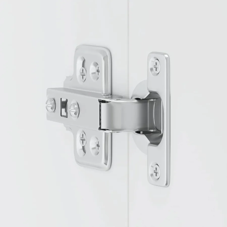 Armoire murale de cuisine Kalmar blanc brillant bois ingénierie - 9