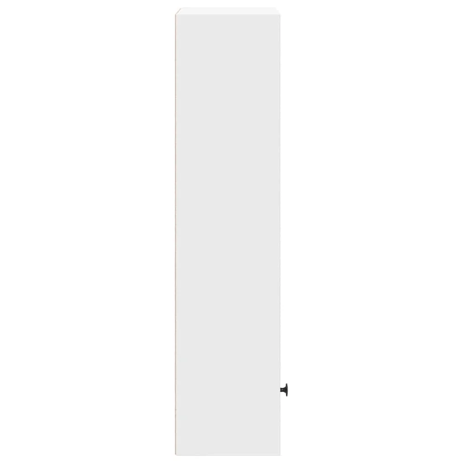 Bibliothèque blanc 31x24x102 cm bois d'ingénierie - 6