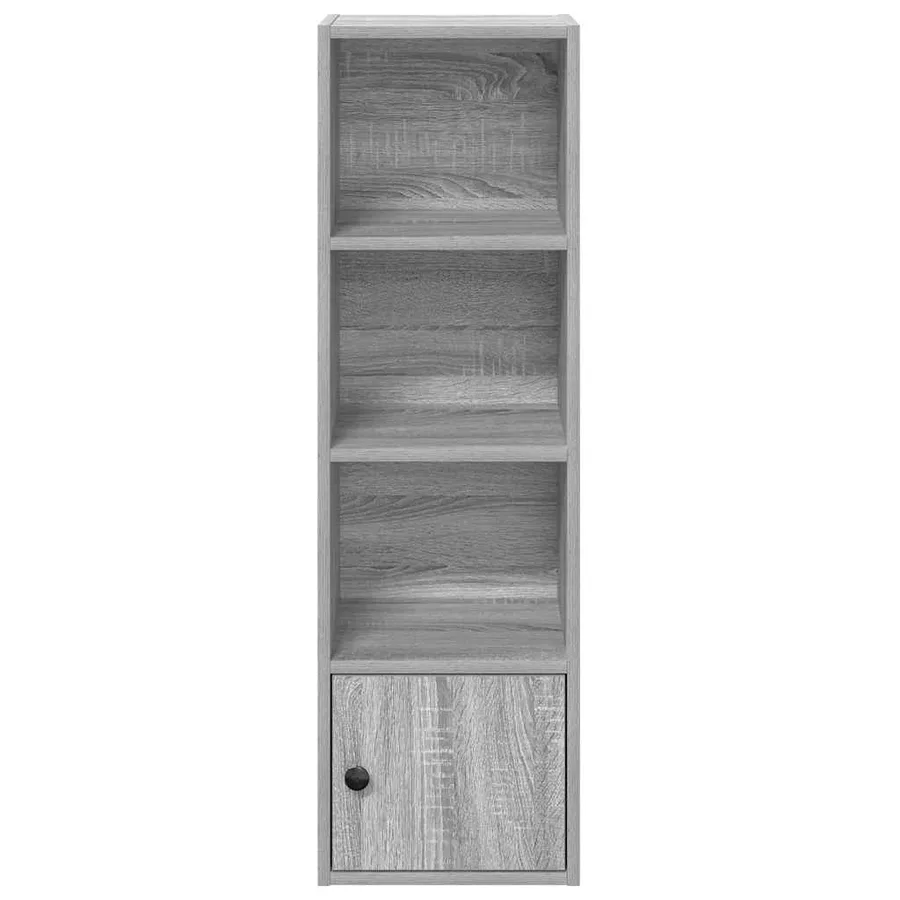 Bibliothèque sonoma gris 31x24x102 cm bois d'ingénierie - 5