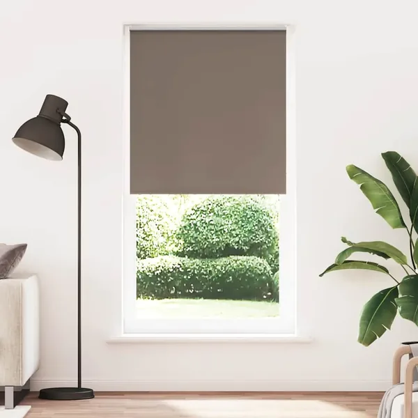Store enrouleur occultant café 110x210cm largeur du tissu