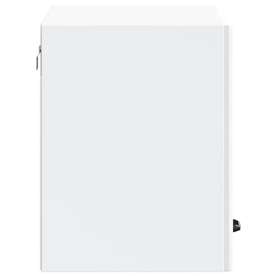 Armoire murale de cuisine Lucca blanc brillant bois ingénierie - 6