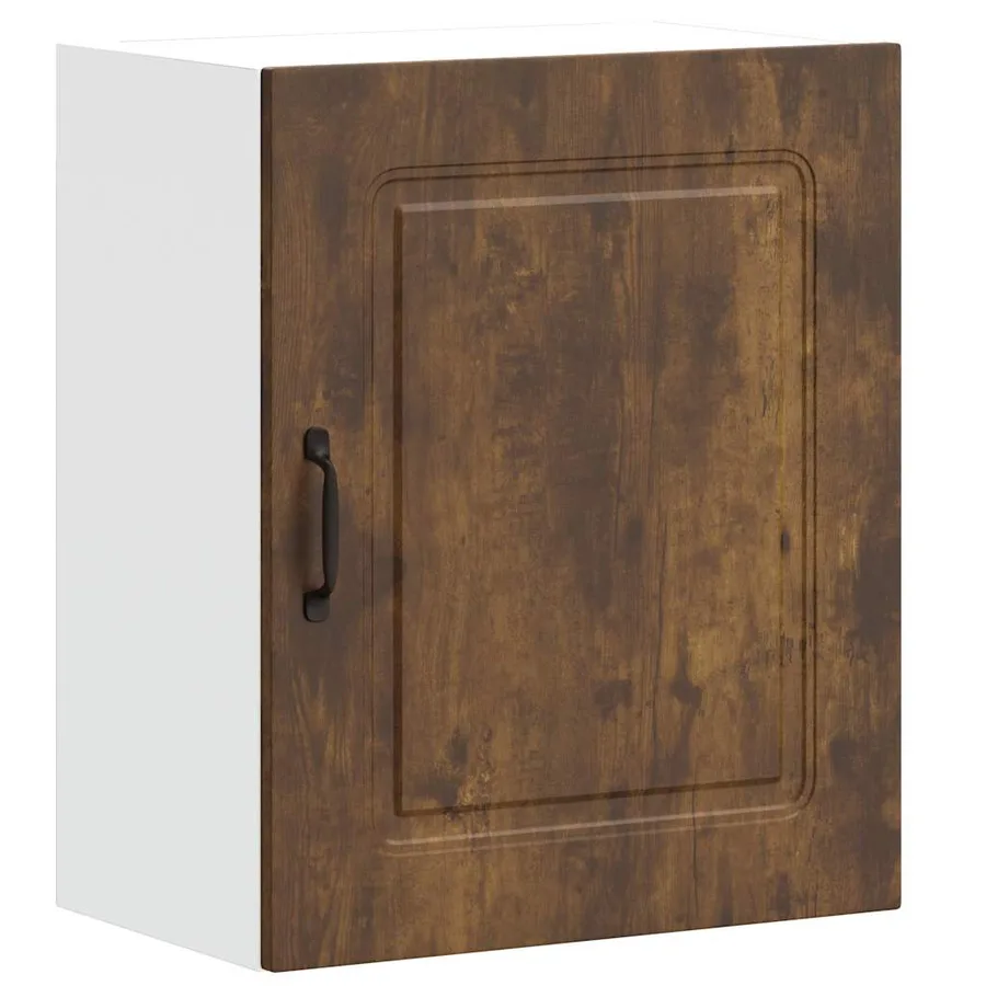 Armoires murales de cuisine 2 pcs Kalmar en bois d'ingénierie chêne fumé - 5