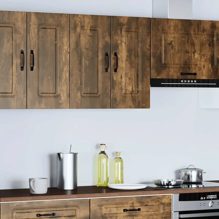Armoire murale de cuisine Kalmar chêne fumé bois d'ingénierie - 3