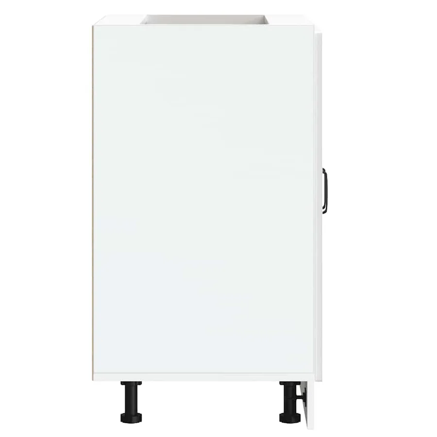 Meuble bas pour évier Kalmar blanc brillant 60x46x81,5 cm - 5