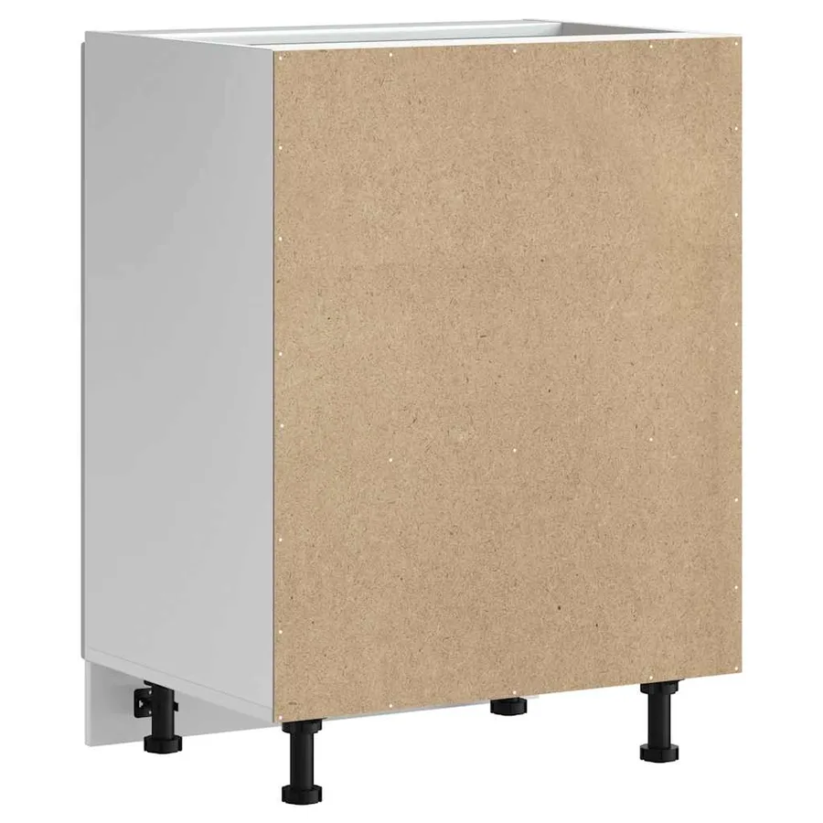 Meuble bas pour évier Kalmar blanc brillant 60x46x81,5 cm - 6