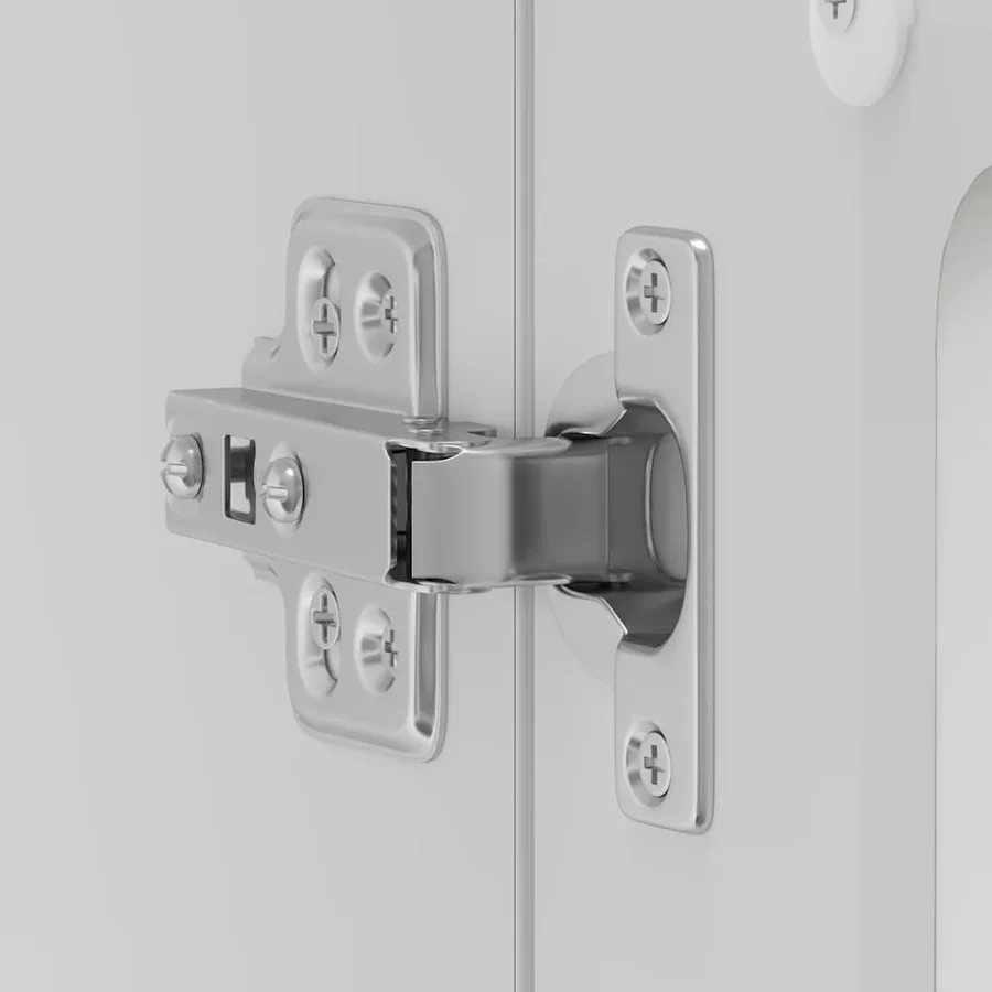 Armoire murale de cuisine avec porte en verre Lucca blanc - 10