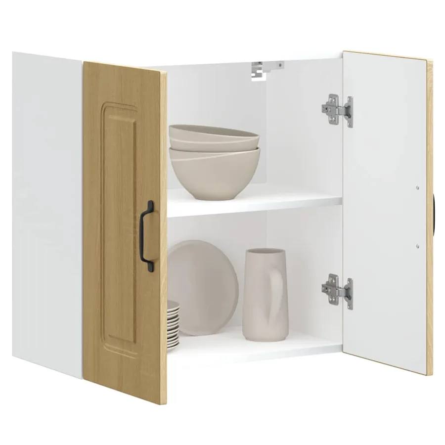 Armoire murale de cuisine Kalmar chêne sonoma bois d'ingénierie - 4
