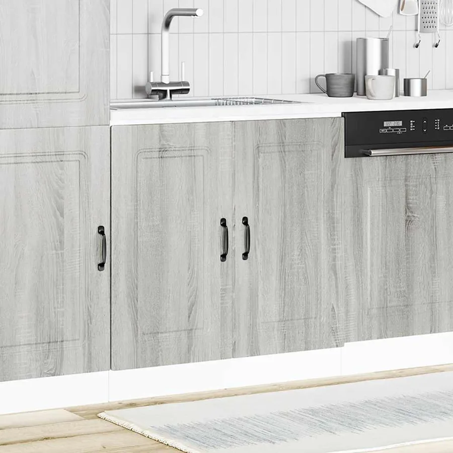 Meuble bas pour évier Kalmar chêne sonoma bois ingénierie - 3