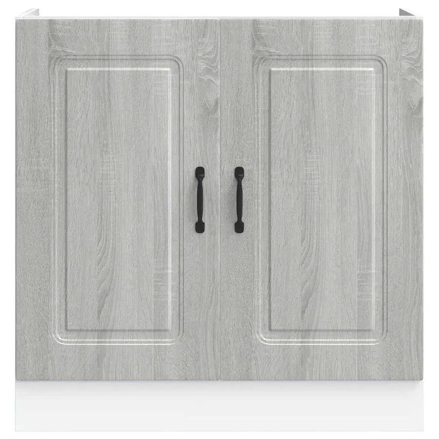 Meuble bas pour évier Kalmar chêne sonoma bois ingénierie - 4