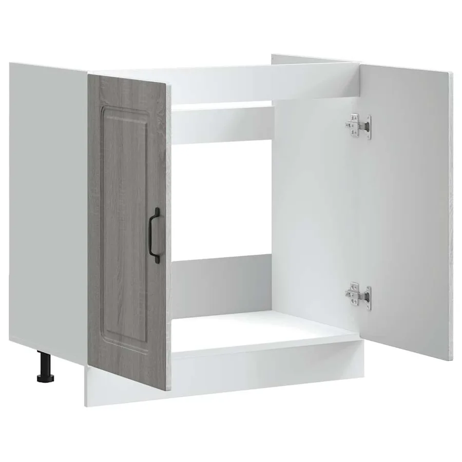 Meuble bas pour évier Kalmar chêne sonoma bois ingénierie - 5
