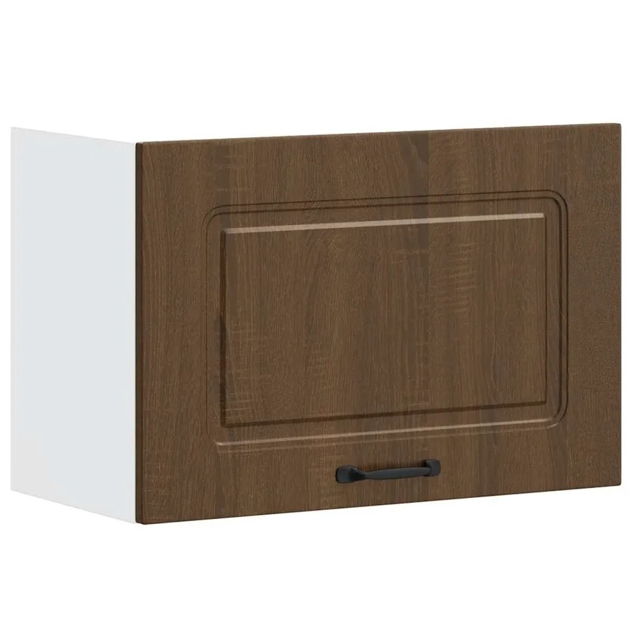 Armoire murale de cuisine Kalmar chêne marron bois d'ingénierie - 2