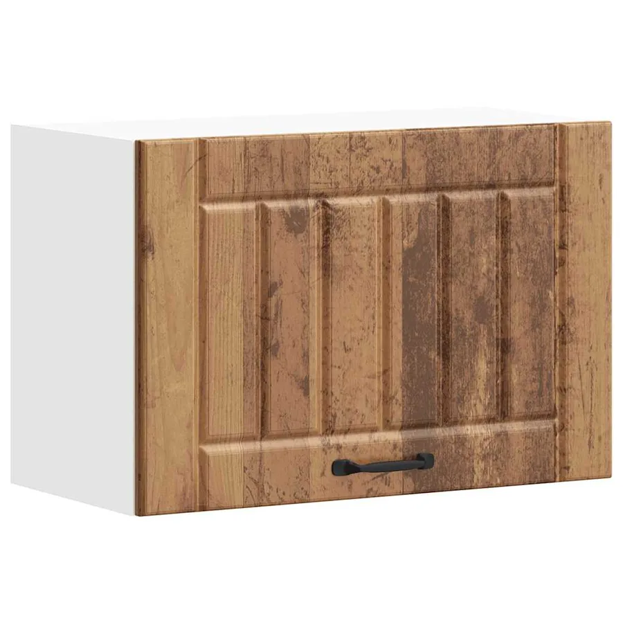 Armoire murale de cuisine Lucca vieux bois bois ingénierie - 2